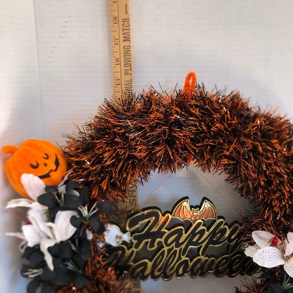 Handmade Halloween Wreath with Vintage Accents - Picture 7 of 7